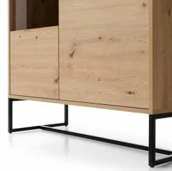 Eureka Fore Vitriini 93x39x133 Cm Tammi/musta -Anno Store Fore vitriini 93x39x133 cm tammi musta 1