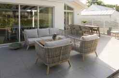 Hillerstorp Himmelsnäs 3-istuttava Sohva Beige Polyrottinki/tiikki -Anno Store Himmelsnas 3 istuttava sohva 3