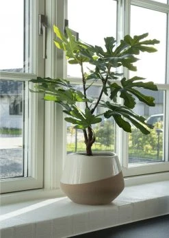 House Nordic Keraaminen Kukkaruukku Ø20,5 Cm Beige/ruskea -Anno Store House nordic keraaminen kukkaruukku 205 beige ruskea 2