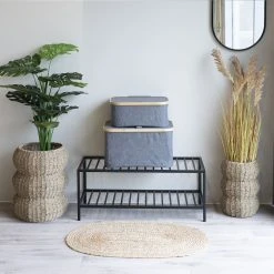 House Nordic Vita Kenkäteline 2-tasoinen Musta