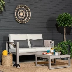 Veke Kallas 2-istuttava Sohva Greige, Hiekka Pehmusteet -Anno Store Kallas 2 istuttava sohva greige hiekka miljoossa web 15