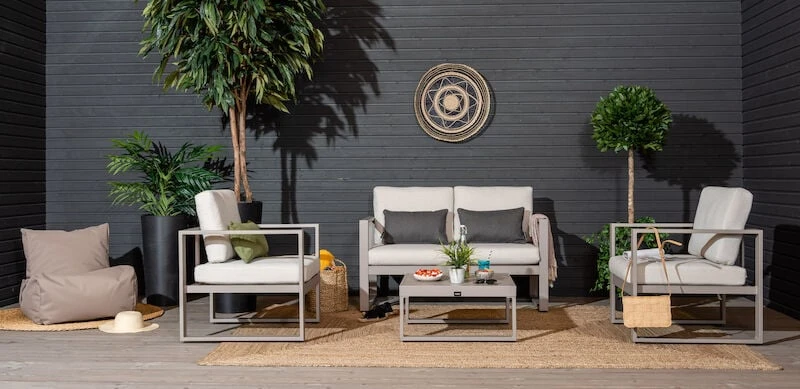 Veke Kallas Sohvaryhmä 2+1+1 Sohvapöydällä Greige/hiekka 4 Veke Kallas Sohvaryhmä 2+1+1 Sohvapöydällä Greige/hiekka - Image 2