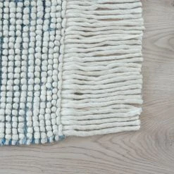 Veke Kuutamo Villamatto 140x200 Cm Luonnonvalkoinen/farkku -Anno Store Kuutamo villamatto miljoossa 12