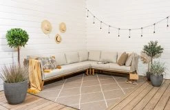 Veke Estradi Matto Sisä-/ulkokäyttöön 80x150 Cm Musta -Anno Store Loiste kulmasohva miljoossa web 20 1