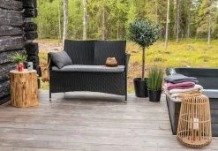 Veke Meri 2-istuttava Sohva Musta, Harmaa Pehmuste -Anno Store Meri 2 istuttava sohva miljoossa web 10