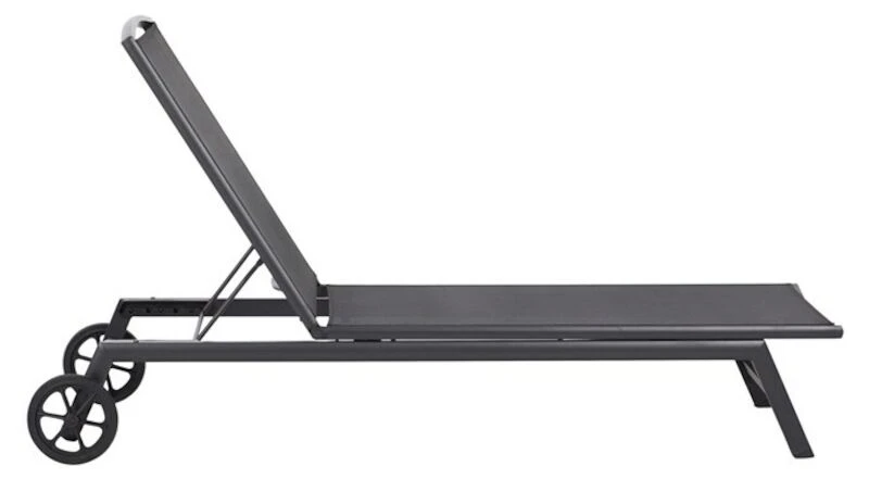 Outfit Aurinkotuoli Pyörillä, Musta 3 Outfit Aurinkotuoli Pyörillä, Musta