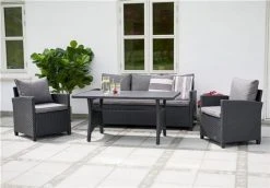 Outfit Ester Sohvaryhmä Musta/harmaa -Anno Store Outfit ester sohvaryhma musta harmaa