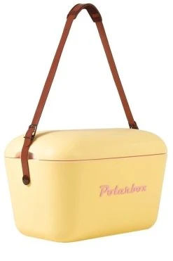 Noortrade Polarbox Kylmälaukku 20L Keltainen Vaaleanpunaisella Tekstillä -Anno Store Polarbox kylm laukku 20L keltainen 1 1