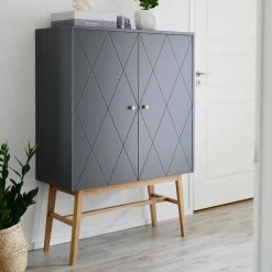 Rowico Rosswood Kaappi Harmaa/tammi -Anno Store Rowico Rosswood kaappi