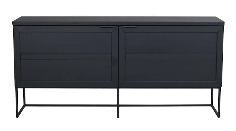 Rowico Everett Senkki 160x41x75 Cm Musta 5 Rowico Everett Senkki 160x41x75 Cm Musta - Image 3