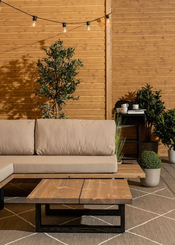 Veke Saima Avokulmasohva Antiikkipetsattu/Texsilk Hiekka 4212 8 Veke Saima Avokulmasohva Antiikkipetsattu/Texsilk Hiekka 4212 - Image 6