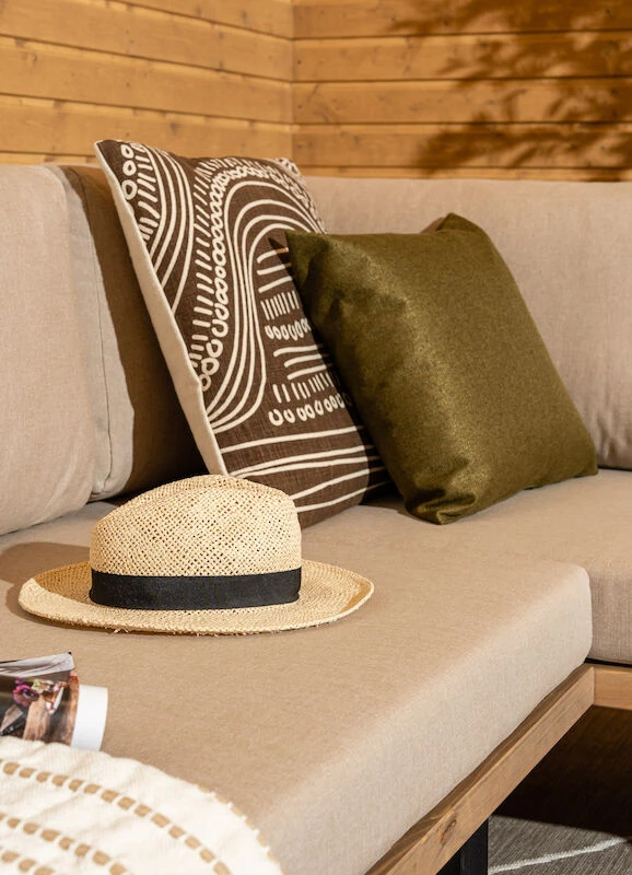 Veke Saima Avokulmasohva Antiikkipetsattu/Texsilk Hiekka 4212 5 Veke Saima Avokulmasohva Antiikkipetsattu/Texsilk Hiekka 4212 - Image 3