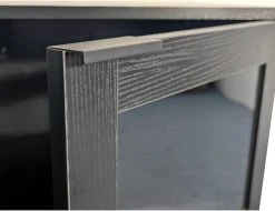 Tenstar Siera Matala Vitriini 80x40x80 Cm Musta -Anno Store Siera lasiovikaappi matala musta4