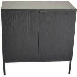 Tenstar Siera Matala Kaappi 80x40x80 Cm Musta -Anno Store Siera ovikaappi matala musta2