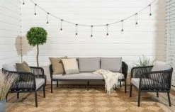 Veke Tuohi 3-istuttava Sohva Musta/harmaa -Anno Store Tuohi 3 istuttava sohva 11