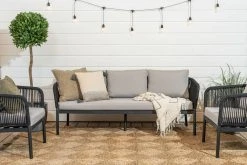 Veke Tuohi 3-istuttava Sohva Musta/harmaa -Anno Store Tuohi 3 istuttava sohva 16