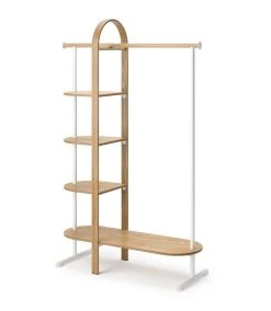 Umbra Bellwood Vaateteline Luonnonväri/valkoinen -Anno Store Umbra bellwood vaateteline luonnonvari valkoinen 1