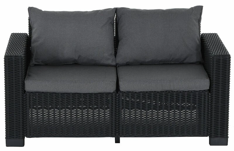 Keter California 2-istuttava Sohva, Grafiitin Harmaa 4 Keter California 2-istuttava Sohva, Grafiitin Harmaa - Image 2