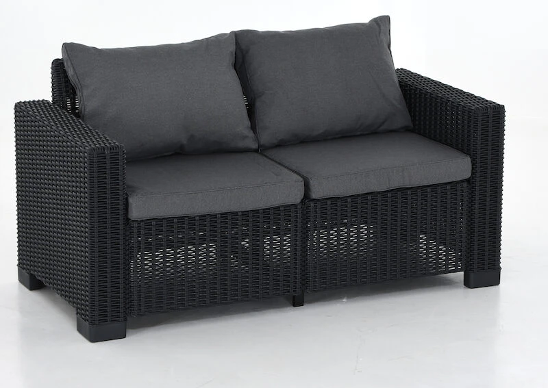 Keter California 2-istuttava Sohva, Grafiitin Harmaa 5 Keter California 2-istuttava Sohva, Grafiitin Harmaa - Image 3