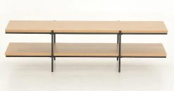 Veke Lankku Tv-taso Musta/luonnonväri -Anno Store Veke Lankku tv taso musta luonnonvari 0 1