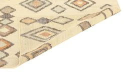 Veke Sahrami Juuttimatto 140x200 Cm Lvalk/okra -Anno Store Veke sahrami juuttimatto luonnonvalkoinen okra lahikuva pohja