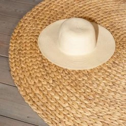 Veke Vesihyasintti Matto Ø90 Cm Luonnonväri 8 Veke Vesihyasintti Matto Ø90 Cm Luonnonväri -Anno Store Vesihuasintti pyorea matto miljoossa web 7