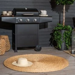 Veke Vesihyasintti Matto Ø90 Cm Luonnonväri