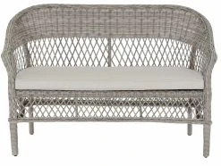 Vila Hven Penkkisohva Hiekan Värinen Polyrottinki/alumiini -Anno Store Vila Hven penkkisohva hiekan varinen polyrottinki alumiini 0 1