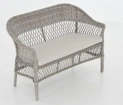 Vila Hven Penkkisohva Hiekan Värinen Polyrottinki/alumiini -Anno Store Vila Hven penkkisohva hiekan varinen polyrottinki alumiini 2 2