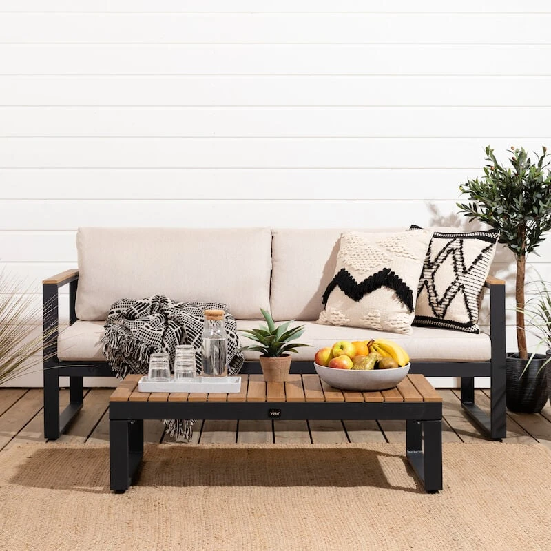 Veke Aava 3-istuttava Sohva Antrasiitti, Hiekka Pehmusteet 3 Veke Aava 3-istuttava Sohva Antrasiitti, Hiekka Pehmusteet