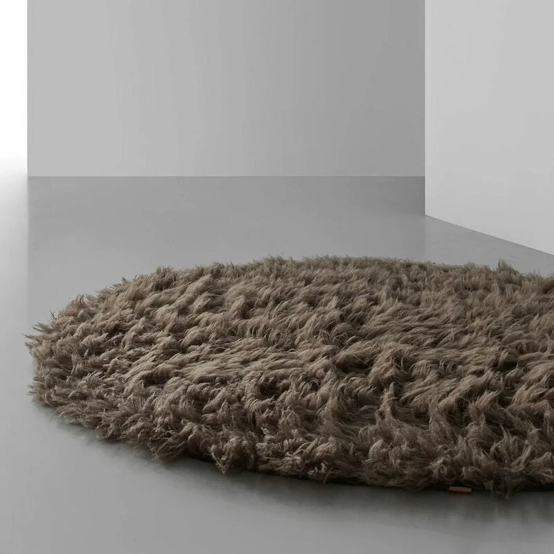 Anno Muhvi Pyöreä Shaggy-villamatto Ø200 Cm Kaura 4 Anno Muhvi Pyöreä Shaggy-villamatto Ø200 Cm Kaura - Image 2