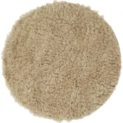 Anno Muhvi Pyöreä Shaggy-villamatto Ø200 Cm Kaura