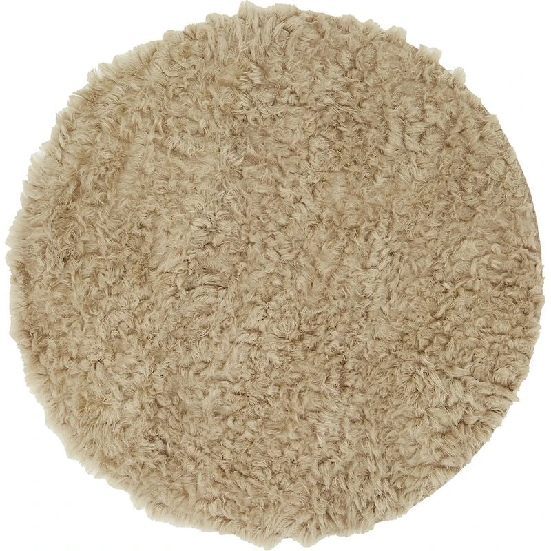 Anno Muhvi Pyöreä Shaggy-villamatto Ø200 Cm Kaura 3 Anno Muhvi Pyöreä Shaggy-villamatto Ø200 Cm Kaura