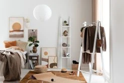 Veke Arki Vaateteline Valkoinen -Anno Store arki kapea tikashylly 33x180 cm valkoinen web 4 1