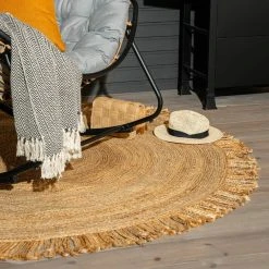 Veke Asteri Pyöreä Juuttimatto 90 Cm -Anno Store asteri juuttimattoo miljoossa web