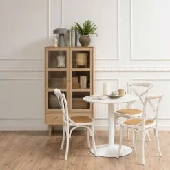 Ei Brändiä Aston Vitriini 80x40x145 Cm Valkoöljytty Tammi -Anno Store aston vitriini tammi 3