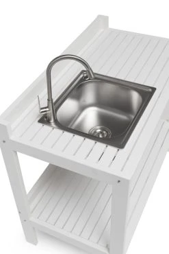 Hillerstorp Bara Vara Kesäkeittiö Altaalla Ja Hanalla, Valkoinen -Anno Store bara vara kesakeittio hanalla altaalla valkoinen kuva2