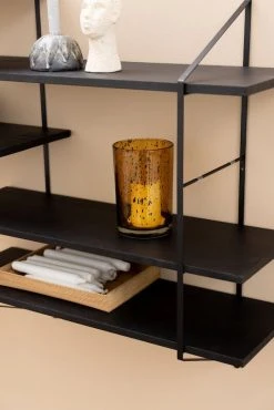 Ei Brändiä Belfast Seinähylly 196x25x111 Cm Musta -Anno Store belfast seinahylly 195x25x111cm musta 2