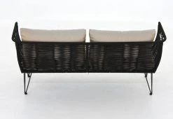 Bloomingville Mundo 3-istuttava Sohva Musta, Beige Pehmuste -Anno Store bloomingville Bloomingville Mundo 3 istuttava sohva musta beige pehmuste 8 2