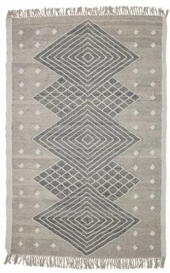 Bloomingville Esme Villamatto 210x150 Cm Musta -Anno Store bloomingville esme villamatto 150x210 musta1