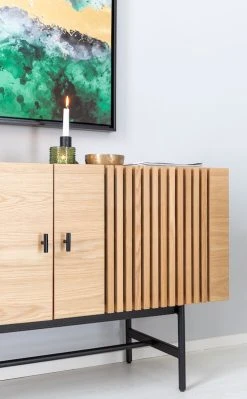 Veke Korte Tv-taso 120x42x70 Cm Tammi/musta -Anno Store borgholm tv taso musta tammi 2 web