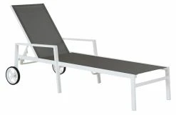 Brafab Leone Aurinkotuoli Valkoinen/harmaa