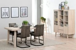 Rowico Brooklyn Vitriini Valkoöljytty Tammi -Anno Store brooklyn 170 ww elton stol