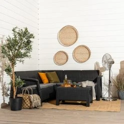 Keter Corfu Kulmasohvaryhmä, Grafiitin Harmaa -Anno Store corfu kulmasohvaryhma miljoossa web pete 5