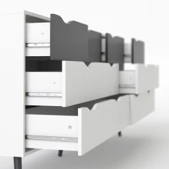 Tvilum Delta Senkki 200 Valkoinen/musta -Anno Store delta senkki 200 valkoinen musta auki