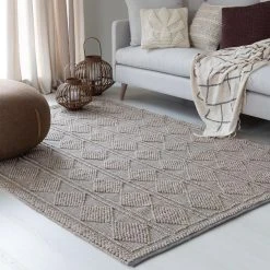 Fanni K Juuri Villamatto 140x200 Cm Beige/harmaa -Anno Store fanni k juuri villamatto 160x230 cm web 2 1