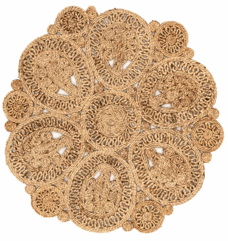 Fanni K Kieppi Juuttimatto 100 Cm Pyöreä Luonnonväri 5 Fanni K Kieppi Juuttimatto 100 Cm Pyöreä Luonnonväri - Image 3