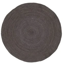 Fanni K Rauha Pyöreä Juuttimatto 100 Cm Hiili