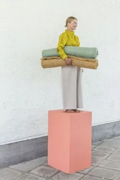 Finarte Vega Villamatto 90x200 Cm Okra -Anno Store finarte vega villamatto vihreajaokra