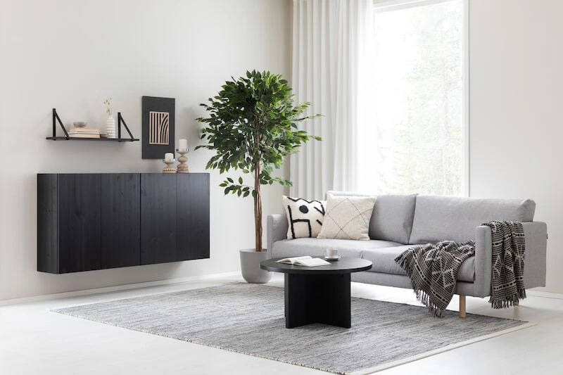 House Nordic Forno Seinähylly 80 Musta 3 House Nordic Forno Seinähylly 80 Musta